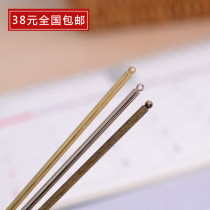 Mermaid handmade DIY head flower hair hairpin Rocking Flow Su hairpin Plated White K with pore hairpin rod 3 * 125MM