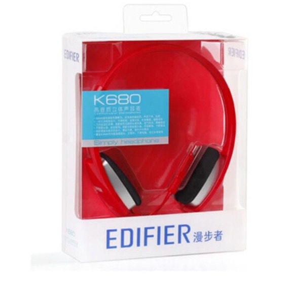 Edifier K680 时尚耳罩式电脑耳机 - 适合游戏和音乐 - 黑色