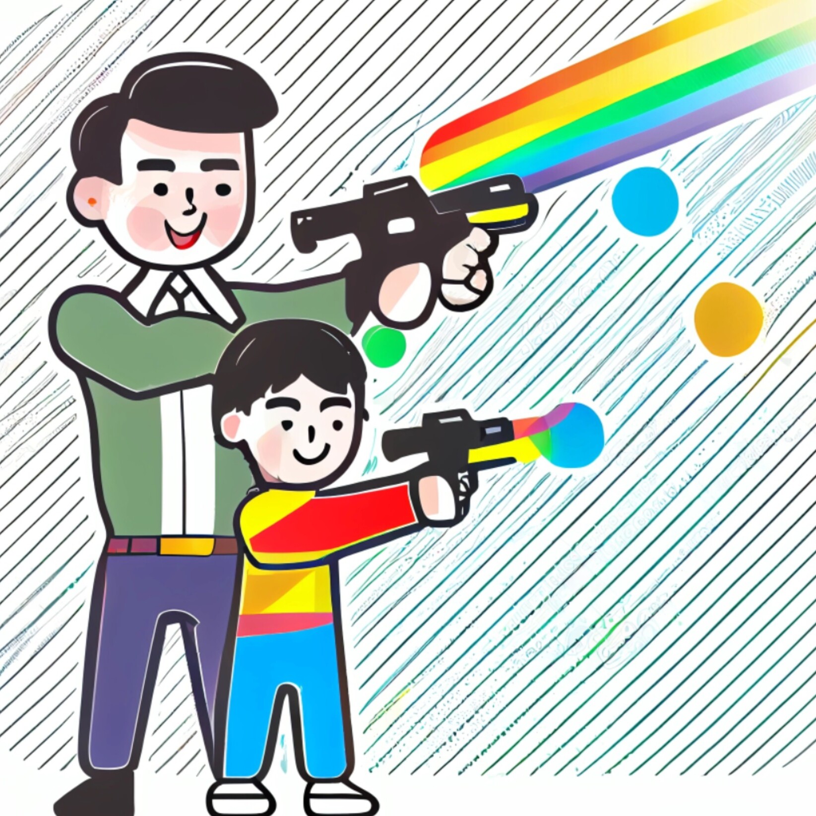 镭射激光对战枪的LOGO