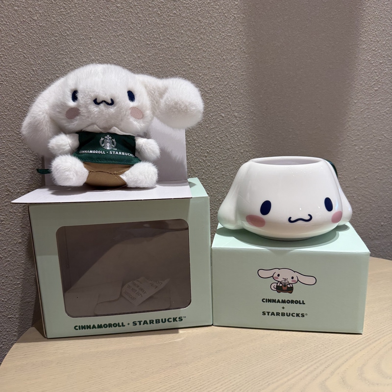 Starbucks 2026 Philippines Cinnamoroll Limited Edition Sanrio Plush Coffee Cup Drinking Cup Mug
