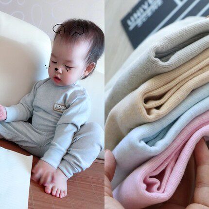 Welfare Back to field South Korean Shusuede soft not balls cotton Cotton Fever Clothes Pants Baby Boys and Men Baby Autumn Winter