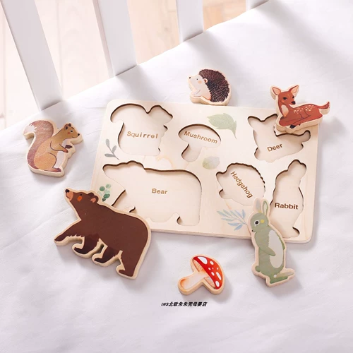 Семейный морской космонавт, деревянная головоломка, раннее развитие, мозговой штурм