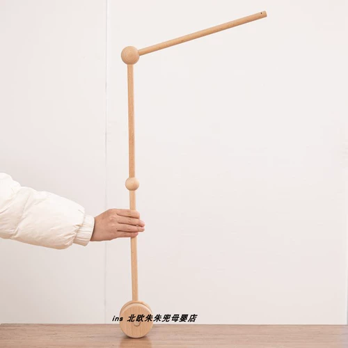 Брендовая деревянная кроватка, трубка для новорожденных, игрушка на кроватку для кровати, подвеска, детская успокаивающая погремушка