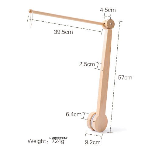 Брендовая деревянная кроватка, трубка для новорожденных, игрушка на кроватку для кровати, подвеска, детская успокаивающая погремушка