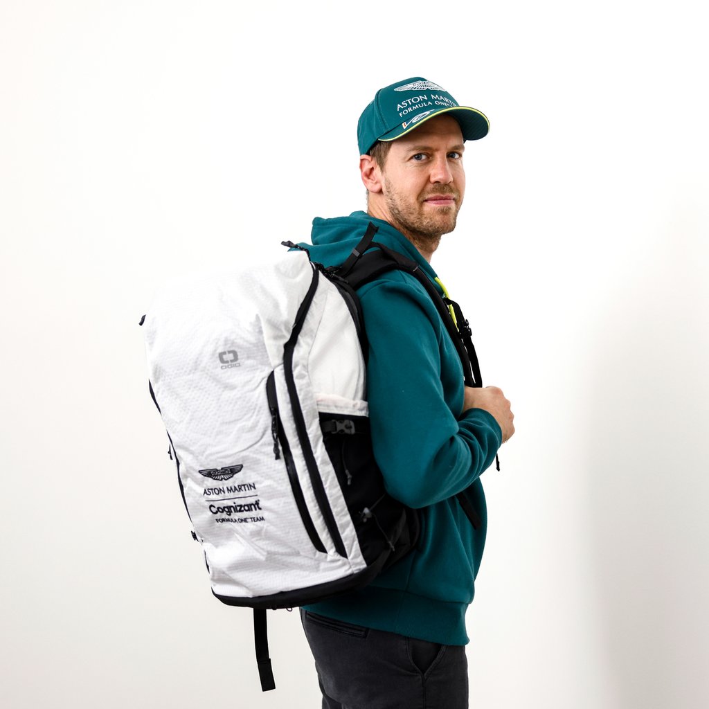 Aston Martin Kochit F1 fleet with the official carry - suitcase Vettel OGIO