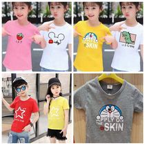 Child Clothing Manufacturer Ground Stall Source Summer Low Prices Male And Female Mid-Size Boy 3-8-100 lap short sleeve T-shirt