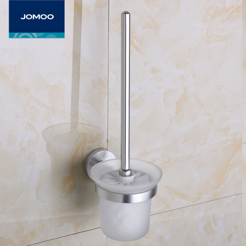 JOMOO space aluminum bathroom hardware pendant toilet brush bathroom pendant Solid plate thickened base 939511