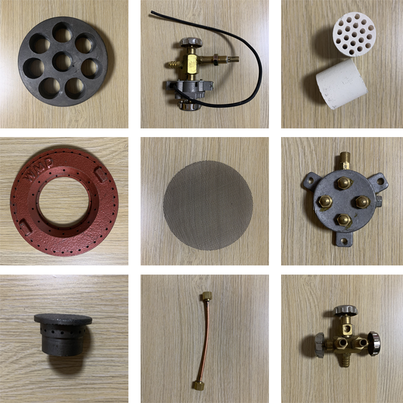 Vementa Mengdameng fire cooker Furnace W Type type D Type B short soup stove accessories ventilator reflector small white head ignition pin