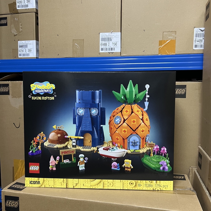 [Sf Express] Lego 11386 Spongebob Squarepants Bikini Bottom Shell Street Building Blocks Toy Gift for Boys and Girls