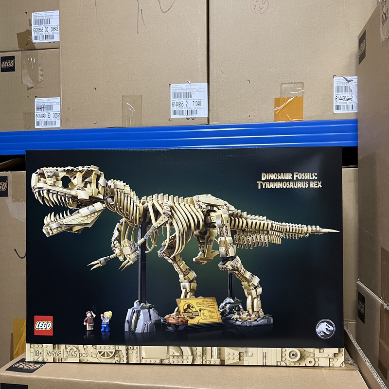 Lego Jurassic World Series 76968 Tyrannosaurus Rex Fossil Dinosaur Skeleton Building Block Toy