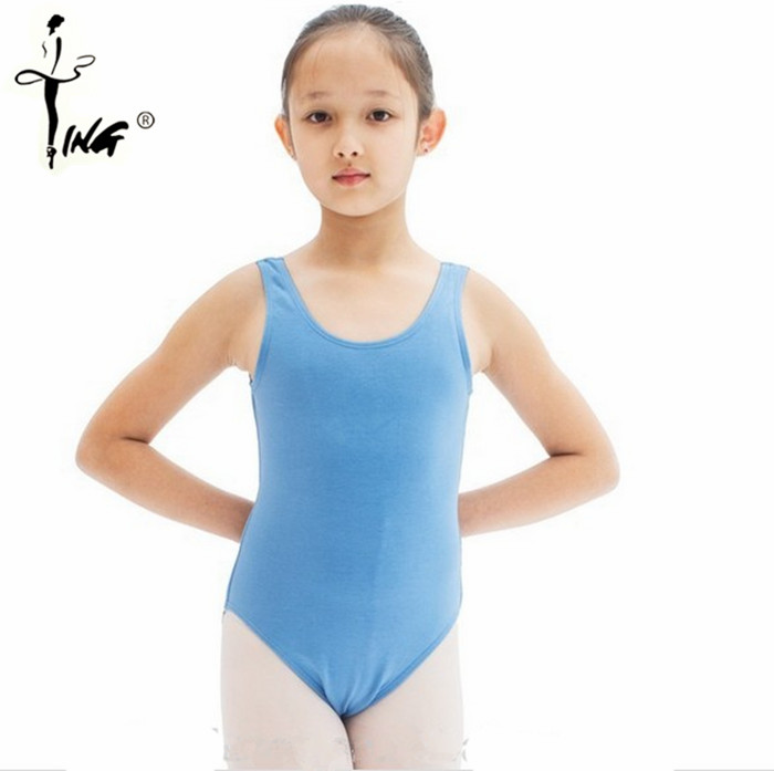 Chen Ting children's round collar vest dance practice Gymnastics Body Gymnastics Body Wear test Practice Merit can be set