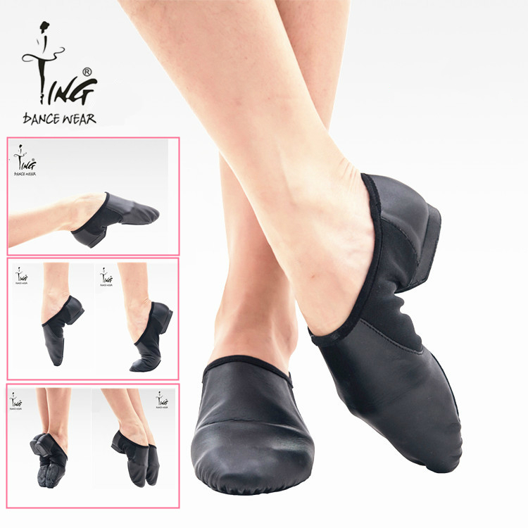 2016 new chen Ting elastic mesh cloth jazz dance shoes teachers shoes adult basic dance practice verification exam based training soft shoes