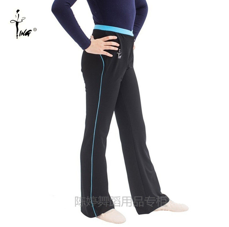 Chen Ting V Waist Flared Pants Dance Practice Pants Latin Dance Pants Adult Children's Dance Pants Color Matching