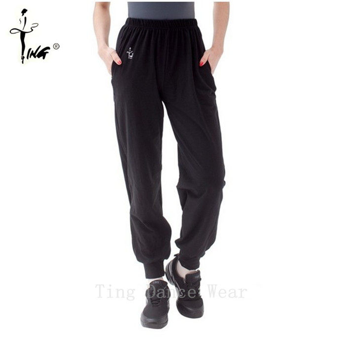 Chen Ting dance pants bunches Radish Dance Pants Pants Light Cage Pants Pure Cotton Dance Radish Pants Men and Men-Taobao
