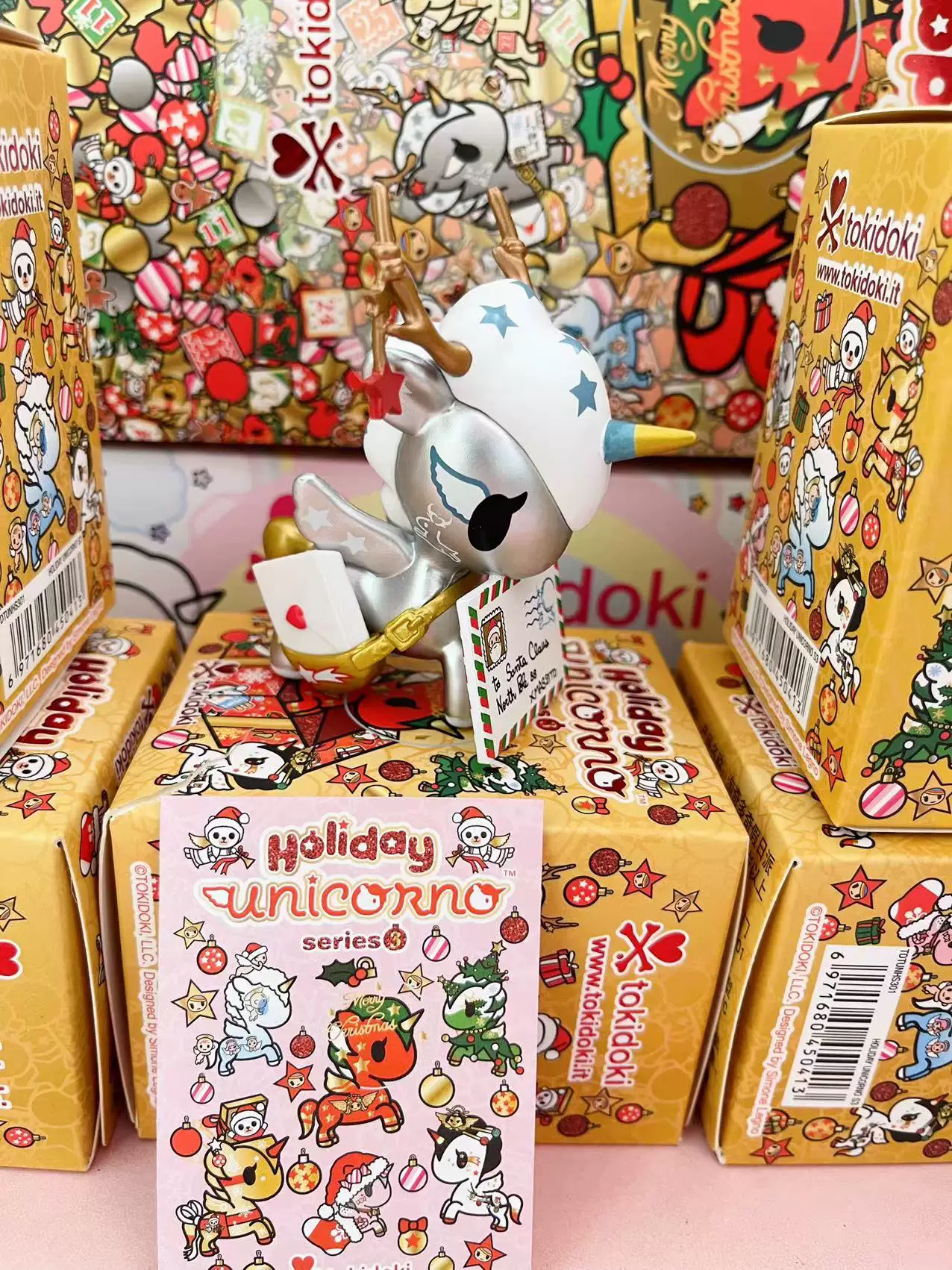 Блайнд-бокс фигурка (Tokidoki) Holiday Unicorno, 5-дюймовая коллекционная фигурка, праздничные варианты