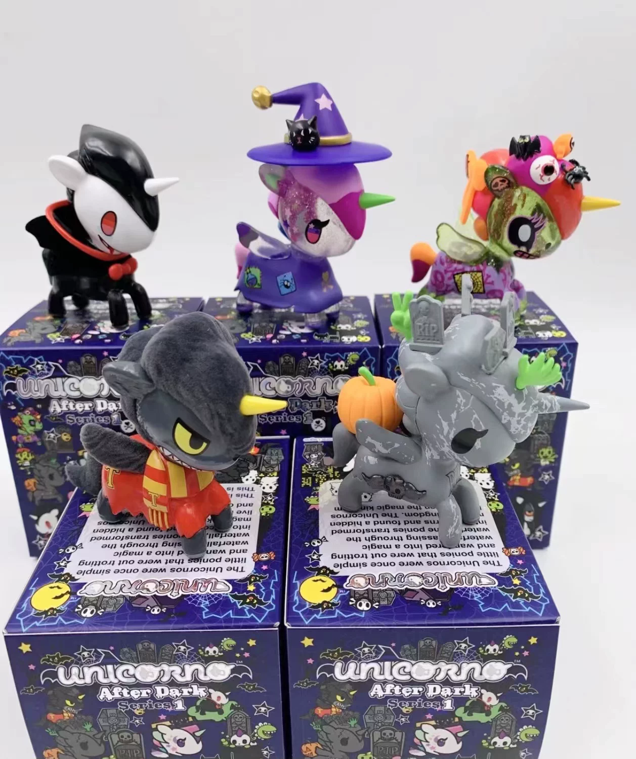 Tokidoki единороги Ночной Вольк Блэнд Барон Барон Луна Бог Демон Джи Хэллоуин кукла