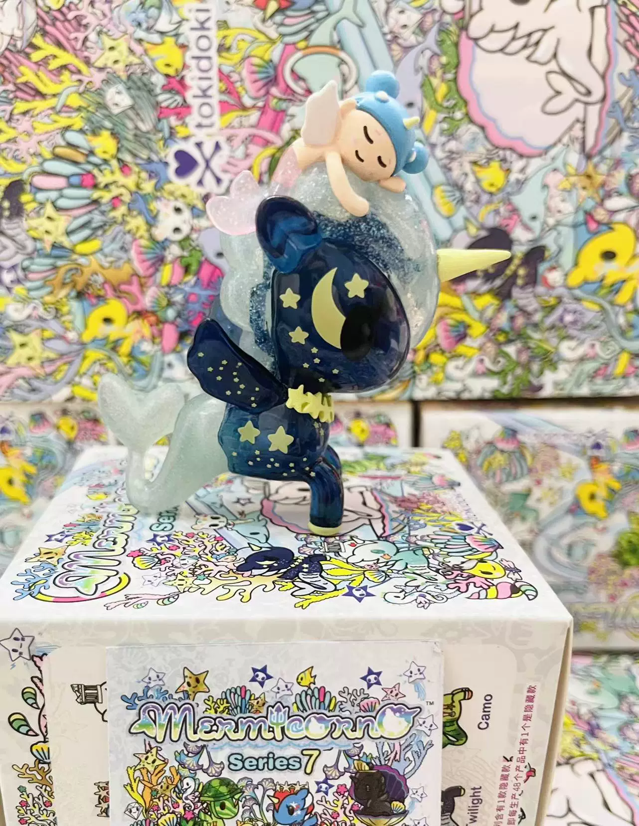 Tokidoki Русалка 467-е поколение Кровавая коробка кукла Рыба Рыба Знак Морской Звезда Знак Гений Зициан Пират