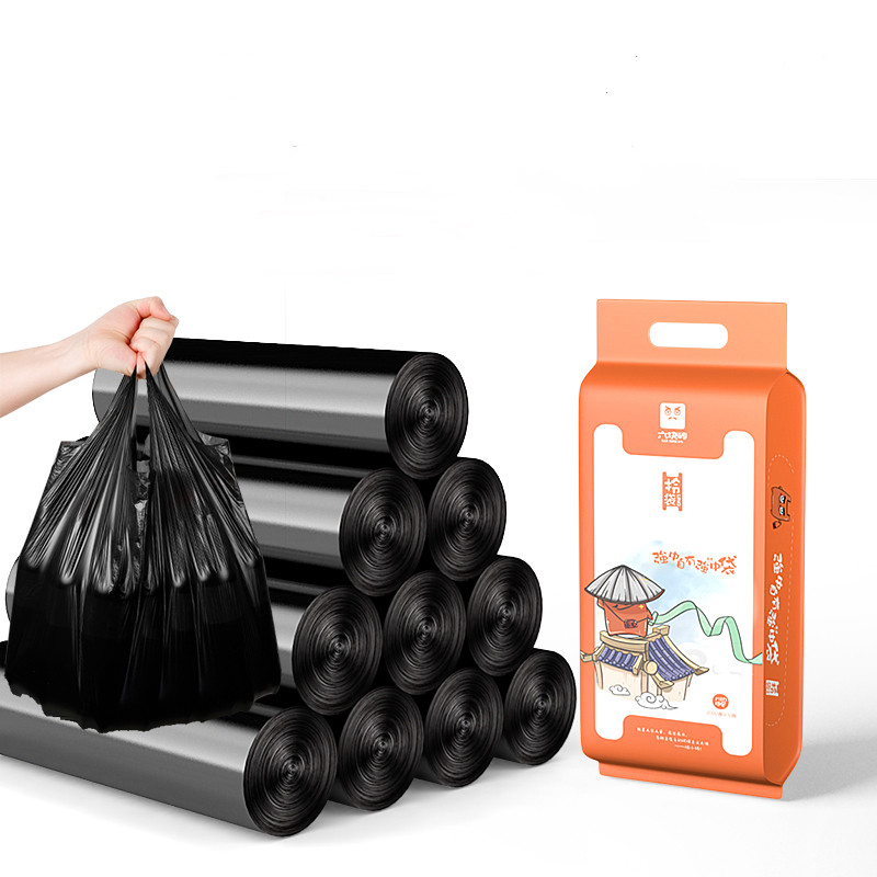 100个！家用加厚背心式垃圾袋