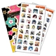 Năng lượng Angel Naruto viết mắt tròn trong suốt dán hoạt hình trò chơi ngoại vi dán hai nhân dân tệ dán phim hoạt hình điện thoại di động