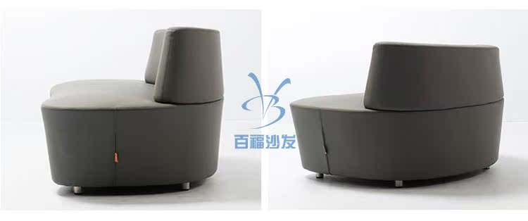 Alien Creative Personal Ba người Nghệ thuật Giải trí Sofa Bank Mall Mall Văn phòng Lễ tân Khu vực Nội thất cong - Nội thất khách sạn