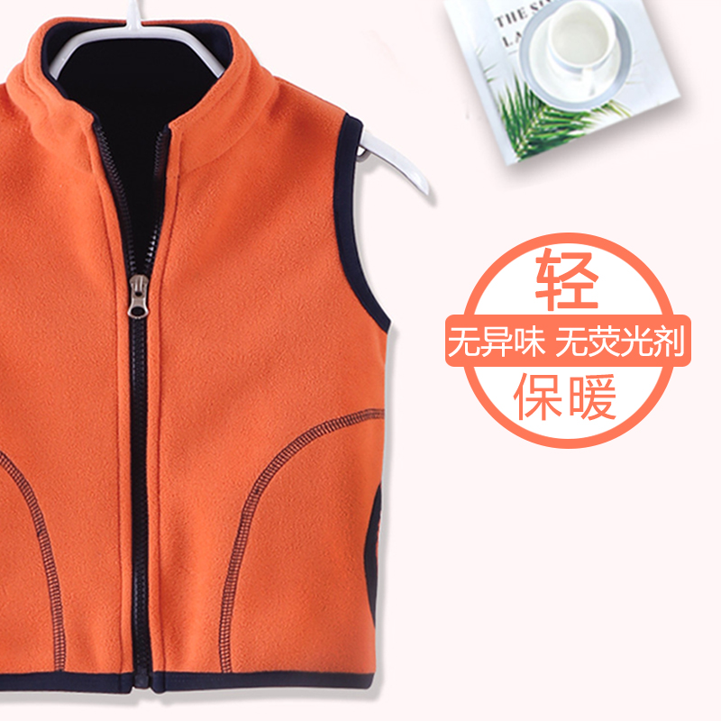 Children's ultra-light vest autumn and winter models, boys and girls, net red vest, foreign style, inside and outside, waistcoat, middle and small children's warm vest