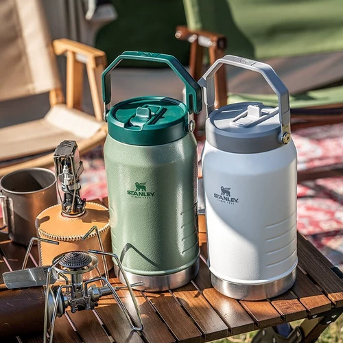 STANLEY Вместительная и большая трубочка, стакан из нержавеющей стали, портативная спортивная бутылка