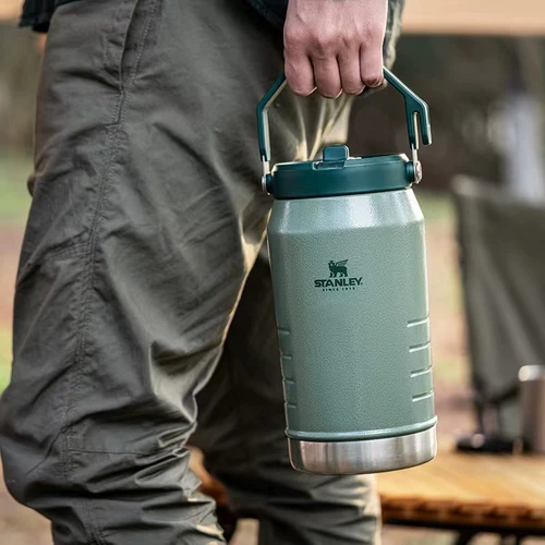STANLEY Вместительная и большая трубочка, стакан из нержавеющей стали, портативная спортивная бутылка
