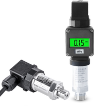 Joint measurement pressure transmitter with digital display high temperature diffusion silicon flat membrane water supply hydraulic 2088 pressure sensor 485