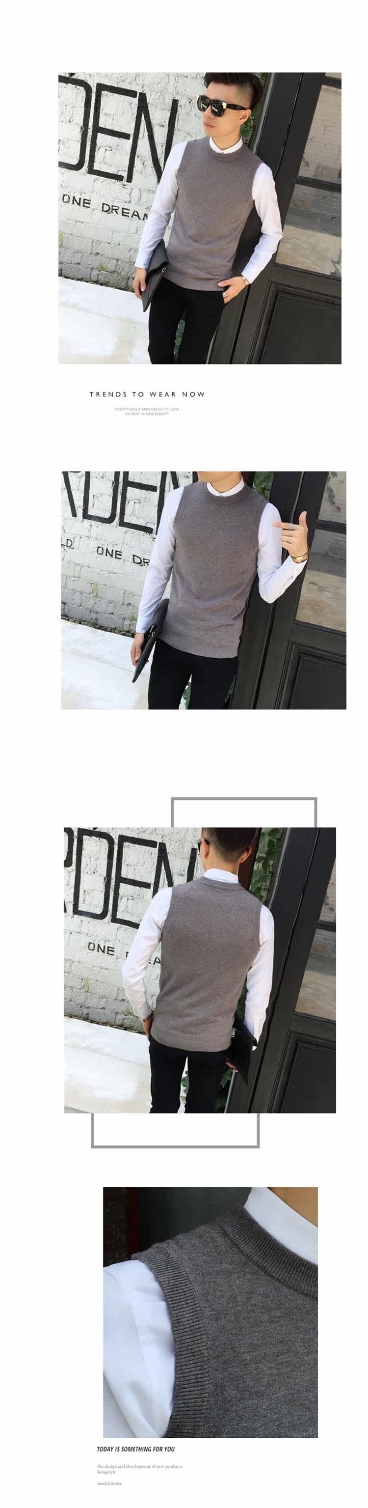 Débardeur homme Woolen gilet en coton - Ref 1598112 Image 13