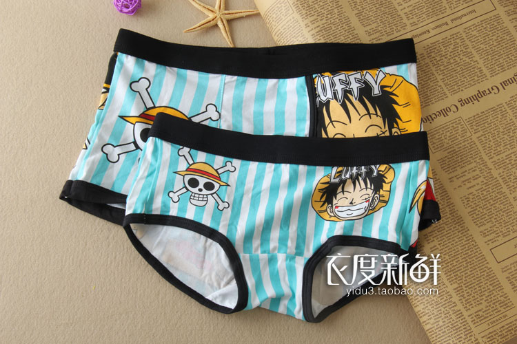 Khuyến mãi Dễ thương Phim hoạt hình Cặp đôi Đồ lót Quần lót Cotton Men Boxer Women Triangle Cotton Sexy nội y đẹp