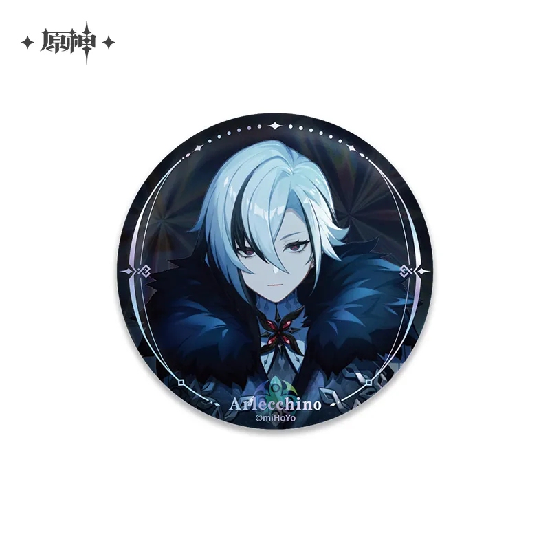 Authentic In-Stock Genshin Impact Winter Night Playset Merchandise Badge Flow Charm Ornament Dandelion Alearino Columbia