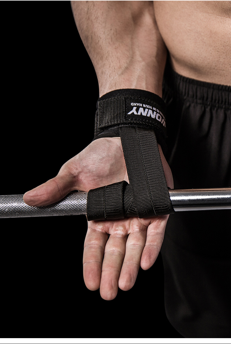 WONNY deadlift tăng cường tập thể dục kéo với đai chống trượt thể thao bảo vệ thiết bị đào tạo cổ tay đào tạo thiết bị đào tạo bó gối aolike