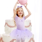 Детская спортивная одежда для раннего возраста, летний танцующий костюм для танцевального шоу, короткий рукав