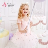 Детская спортивная одежда для раннего возраста, летний танцующий костюм для танцевального шоу, короткий рукав