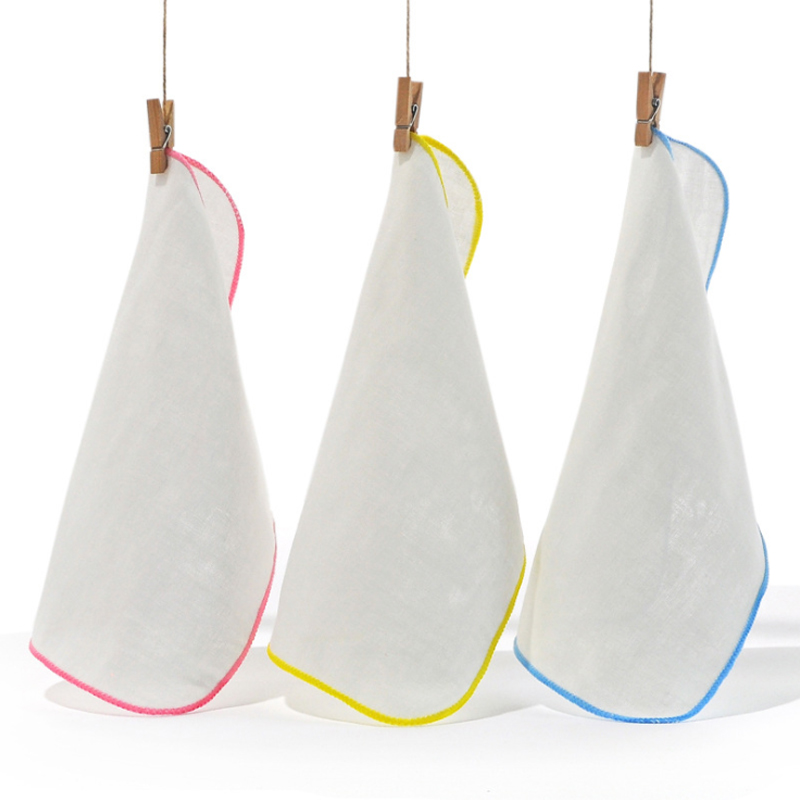 Saliva Towel Baby Handkerchief Gauze Pure Cotton Wash Face Baby Little Square Towel Newborn Enclosure Summer Children Towels