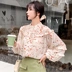 Áo voan nữ hàng đầu mùa thu 2019 xu hướng mới thời trang đầu thu nước ngoài khí chất siêu cổ tích áo sơ mi dài tay chấm bi - Áo sơ mi chiffon ren