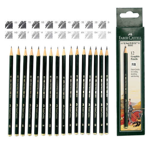 Huibaijia Shishi непрерывное свинцовое свинцовое лидерство -Core Green Pencil Classic Series 9000 Sketch Pencil Art Supplies Major