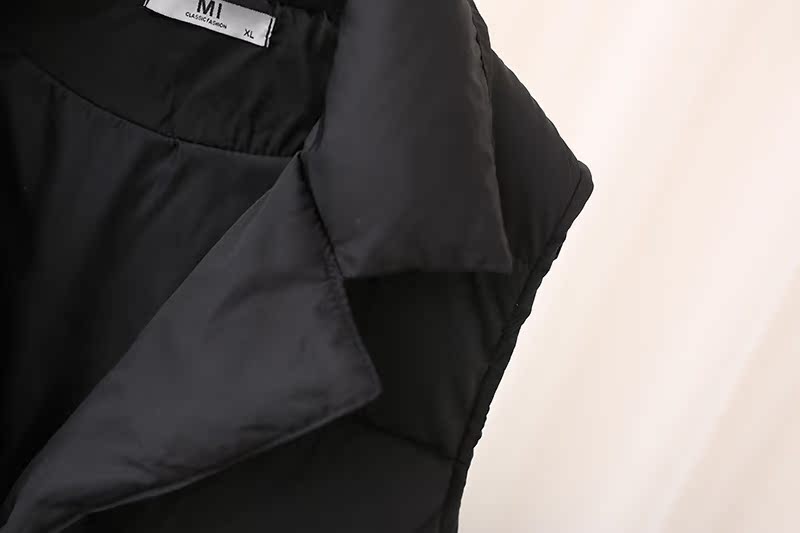 Mùa đông 2018 cộng với phân bón XL áo vest nữ chất béo mm200 kg áo dài cotton hoang dã áo khoác jean nữ