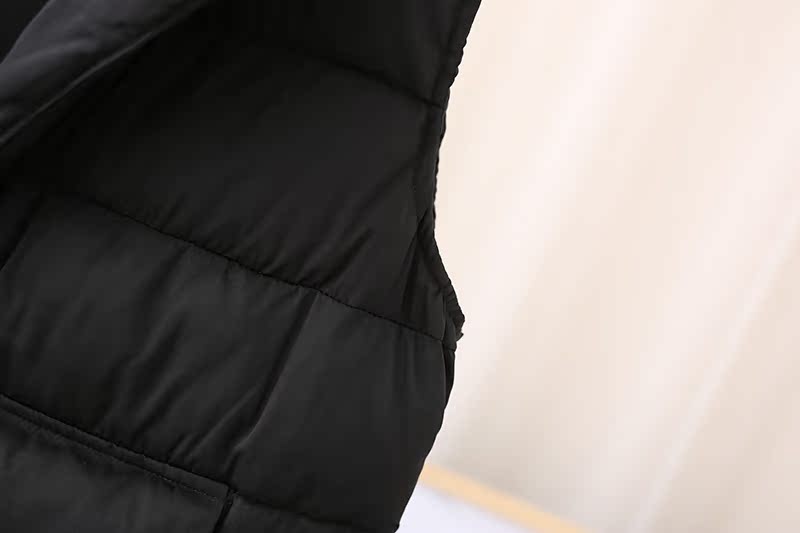 Mùa đông 2018 cộng với phân bón XL áo vest nữ chất béo mm200 kg áo dài cotton hoang dã áo khoác jean nữ