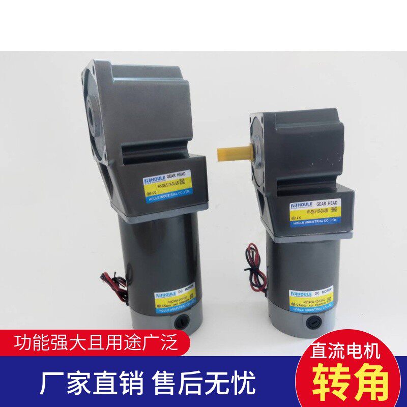 Permanent magnet DC motor gear decelerating motor 12V 24V DC motor motor adjustable throttle positive reversal-Taobao