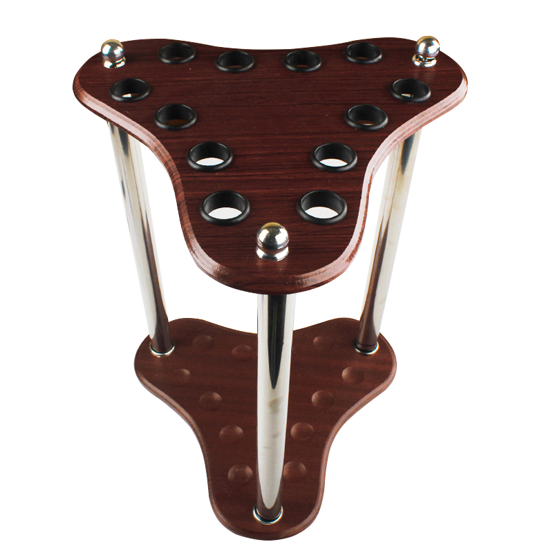 Billiard supplies accessories Three-dimensional billiard pole rack Ball room pole rack 4 holes 6 holes 8 holes 12 holes club pole rack