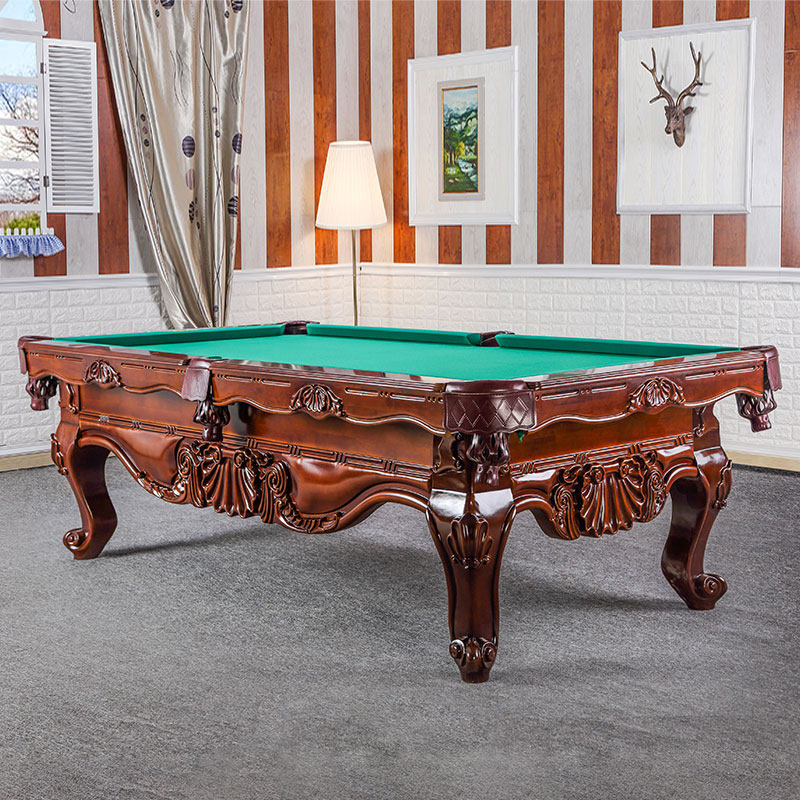 Engraving Table Ball Table Home Indoor Standard Type Solid Wood American Chinese Black Octave Case Ballroom Table Tennis Table