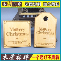 Wooden signs customized wooden trademark wishes wooden carving character sign company logo logo tag tailor