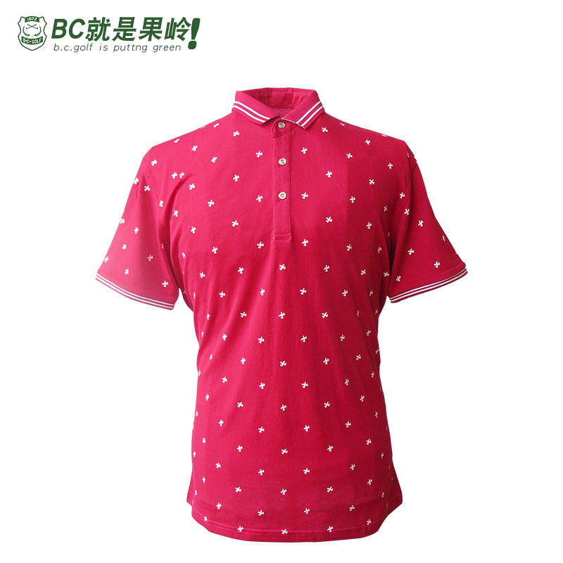 BCgolf Golf T - Shirt Summer New Men Short Sleeved POLO Shirt Business Leisure Sports Large Size Tops