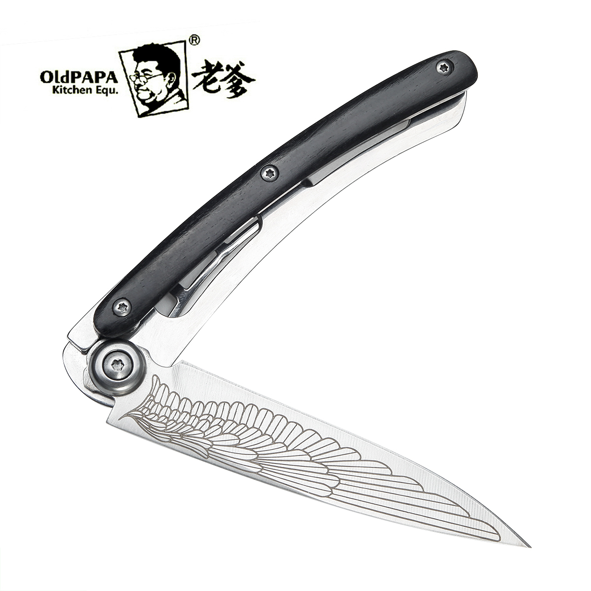 Old Daddy Water Fruit Knife Home Folding Peeling Knife Student Dormitory With Melon And Fruit Knife Portable Carry-on Fruit Paring Knife