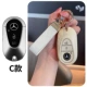 C тип [Ivory White] Минималистская кожаная веревка