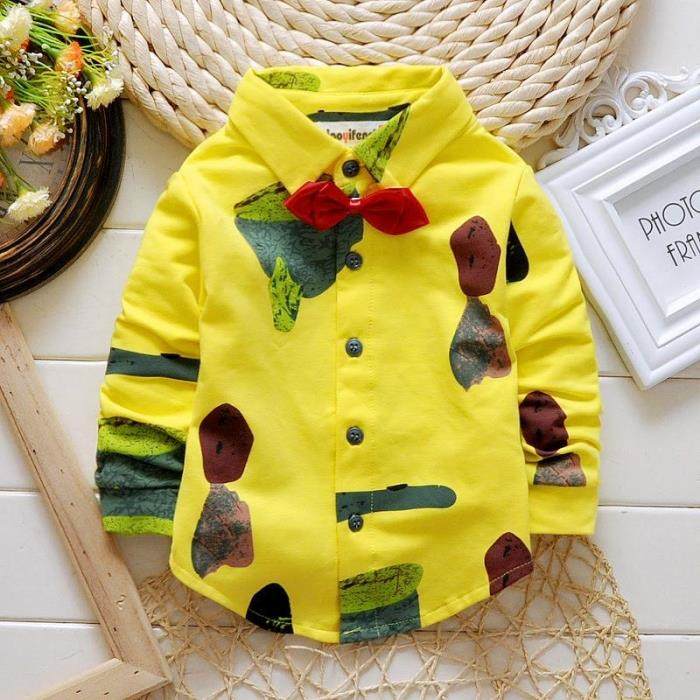 Chemise garcon à manche longue - Ref 2073639 Image 7