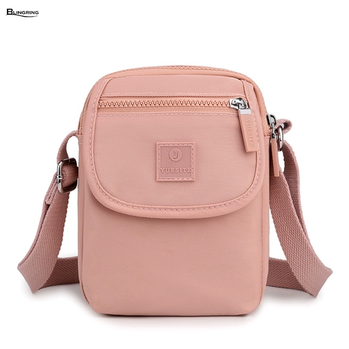 Летняя маленькая небольшая сумка, сумка через плечо, модный шоппер, нейлоновая сумка на одно плечо