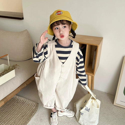 Детский комбинезон для принцессы, детские осенние штаны, коллекция 2022, в западном стиле