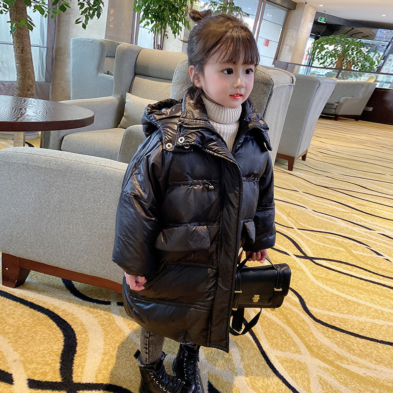 66 Princess baby winter children's white duck down down jacket men and women children's medium-long thick warm 2020 jacket